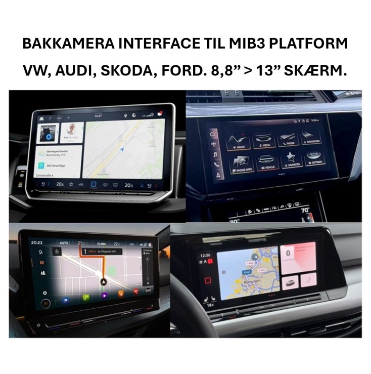 Bakkamera interface MIB3 (8.8">13")