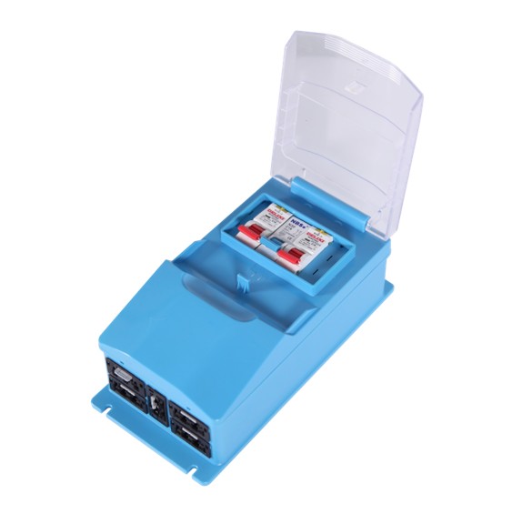 TBB AC El-boks med 2 RCCB'er og 1CB